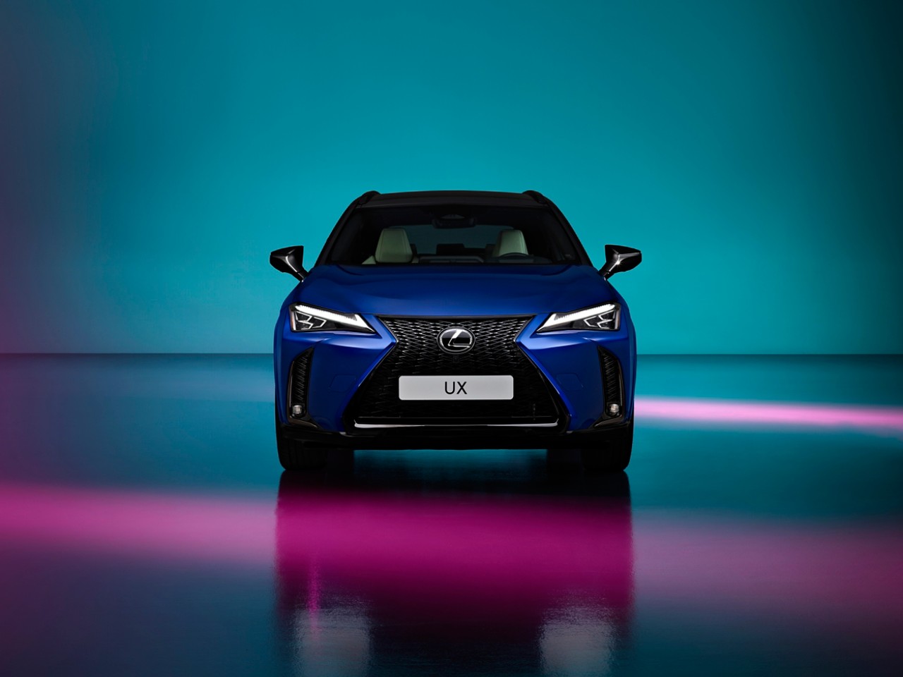 Front view of the Lexus UX